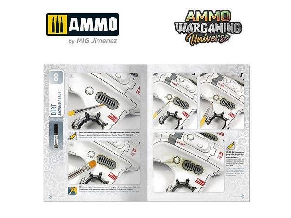 Ammo Mig AMMO WARGAMING UNIVERSE Book 08 – Aircraft and Spaceship Weathering (English, Castellano, Polski) | 8432074069270