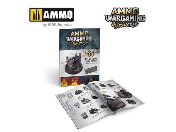 Ammo Mig AMMO WARGAMING UNIVERSE Book 11 – Create Your Own Rocks (English, Castellano, Polski) | 8432074069300
