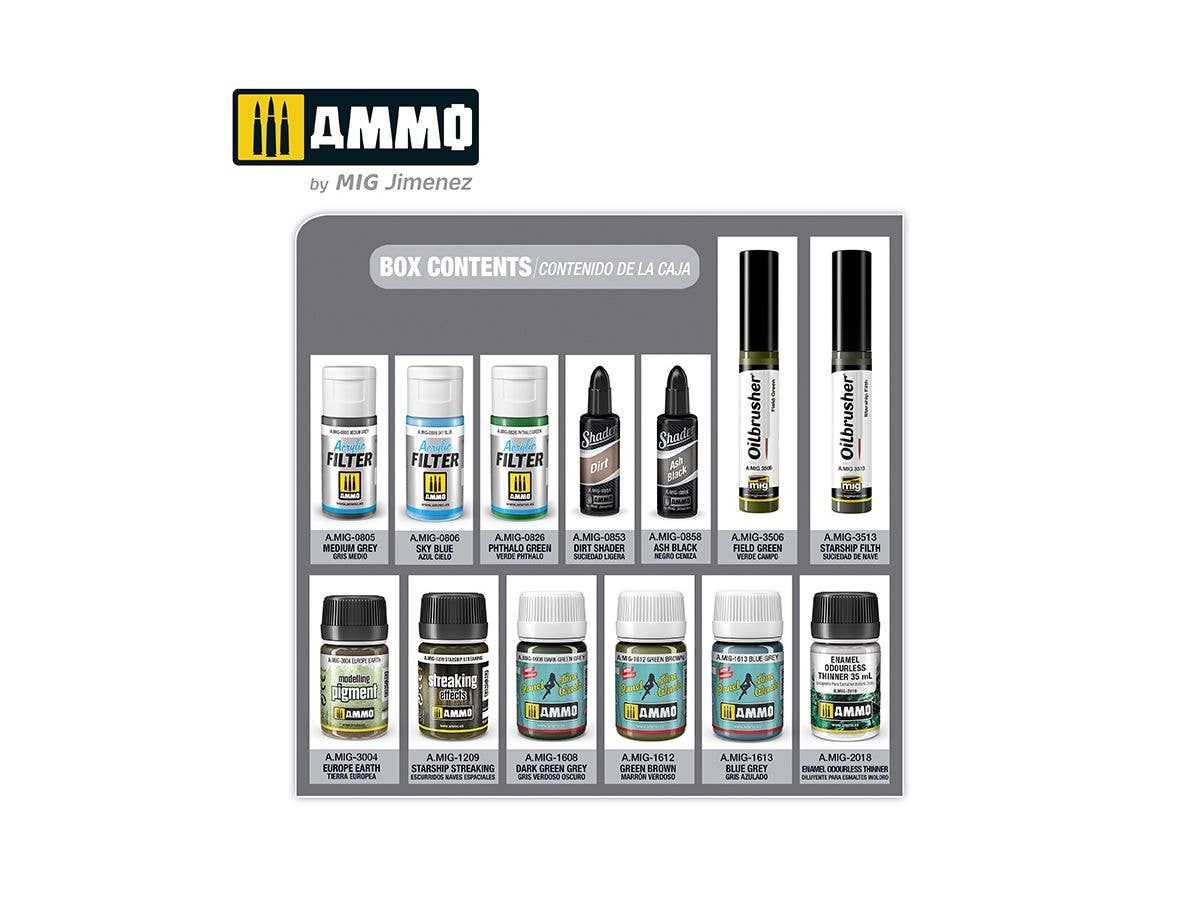 Ammo Mig Luftwaffe WWII Weathering Superpack | 8432074078128