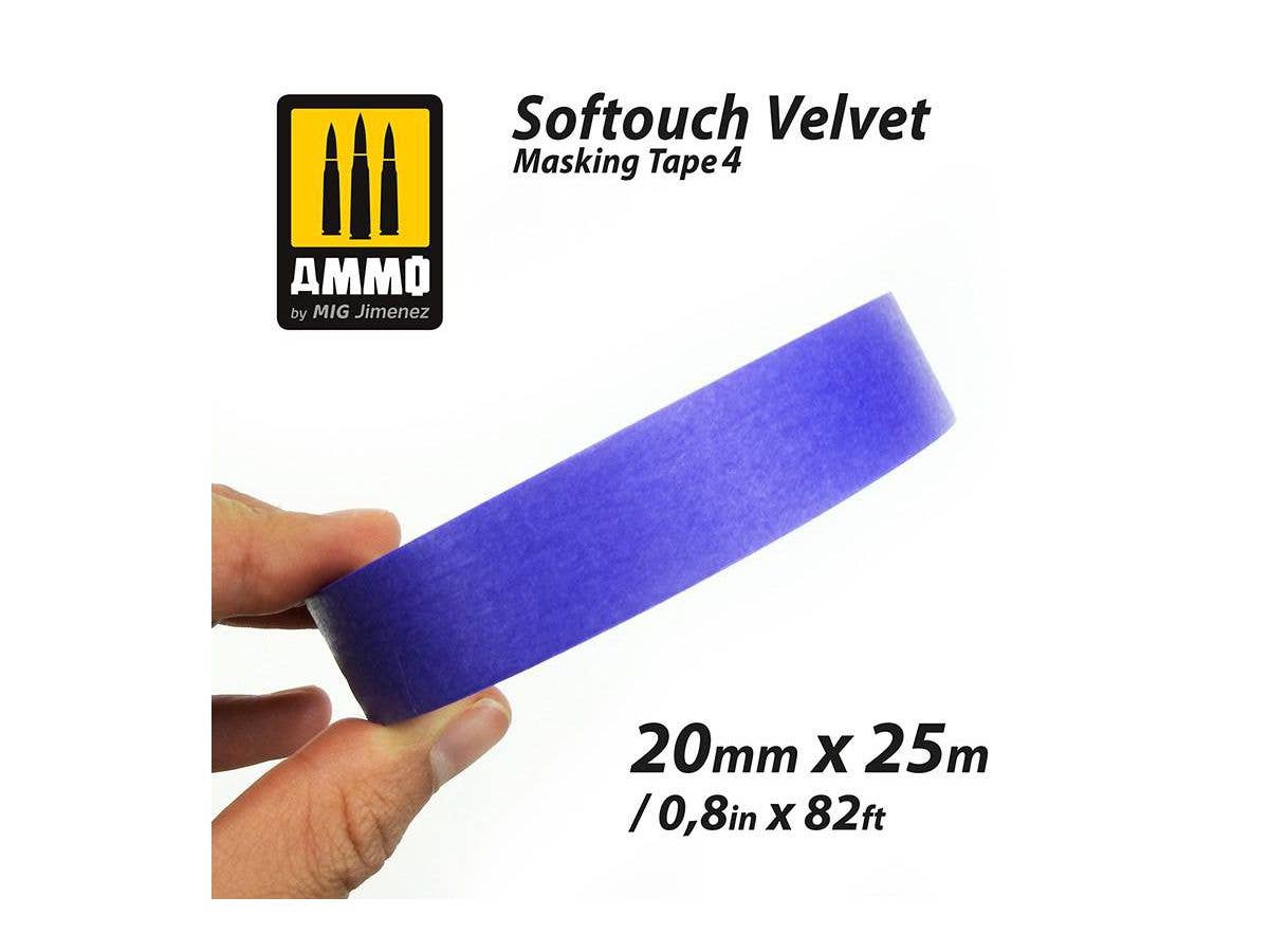 Ammo Mig Softouch Velvet Masking Tape #4 (20mm x 25m) | 8432074082439