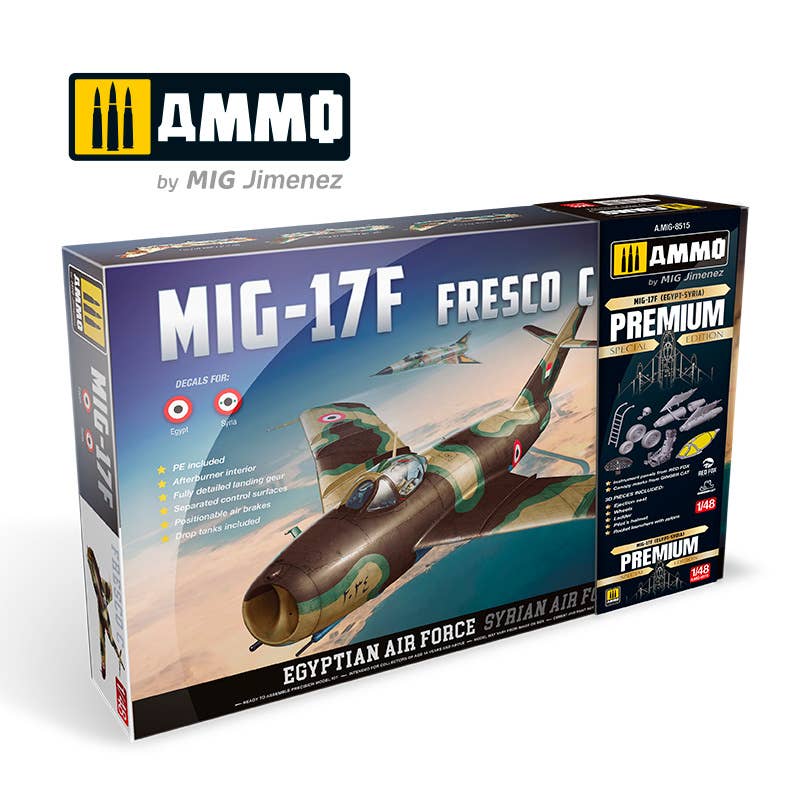Ammo Mig 1/48 MIG-17F Egypt - Syria Premium Edition | 8432074085157