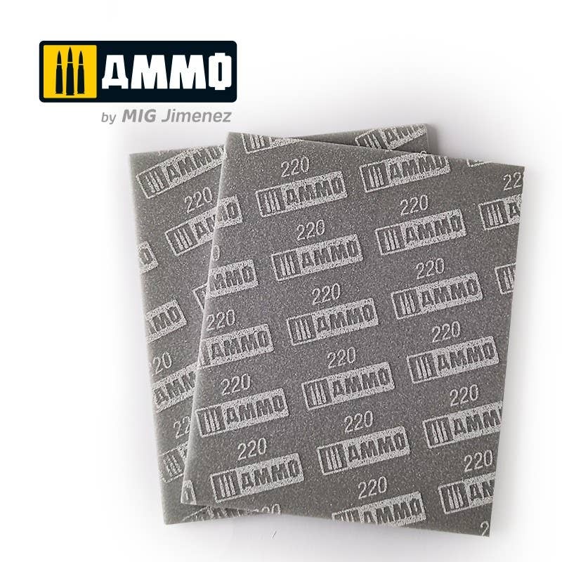 Ammo Mig Sanding Sponge Sheet (220) | 8432074085577
