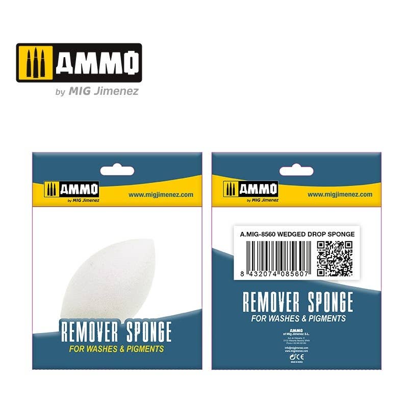Ammo Mig Wedged Drop Sponge | 8432074085607