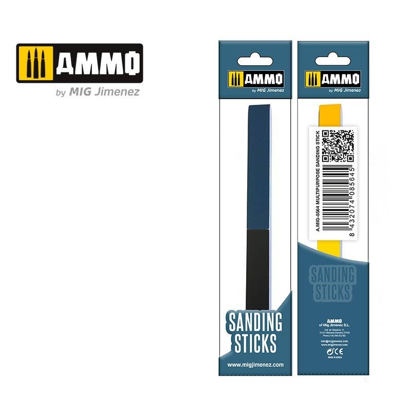 Ammo Mig Multipurpose Sanding Stick (150/240/320/600/1200/2000) | 8432074085645