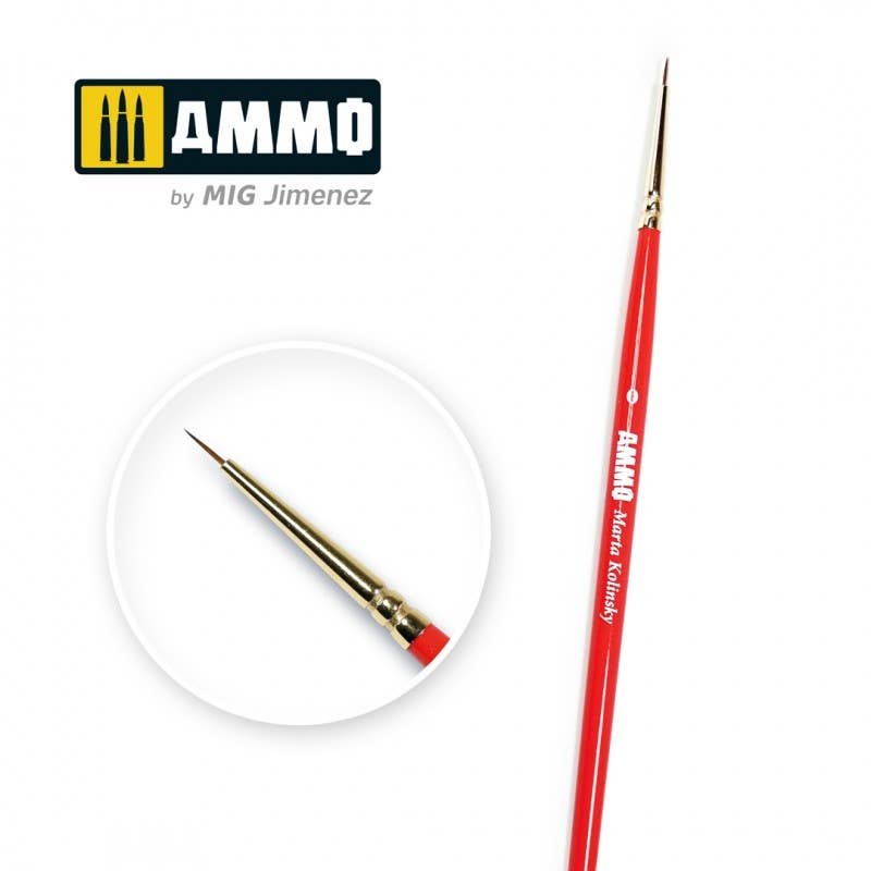 Ammo Mig Ammo Marta Kolinsky Brush, 0 | 8432074087106