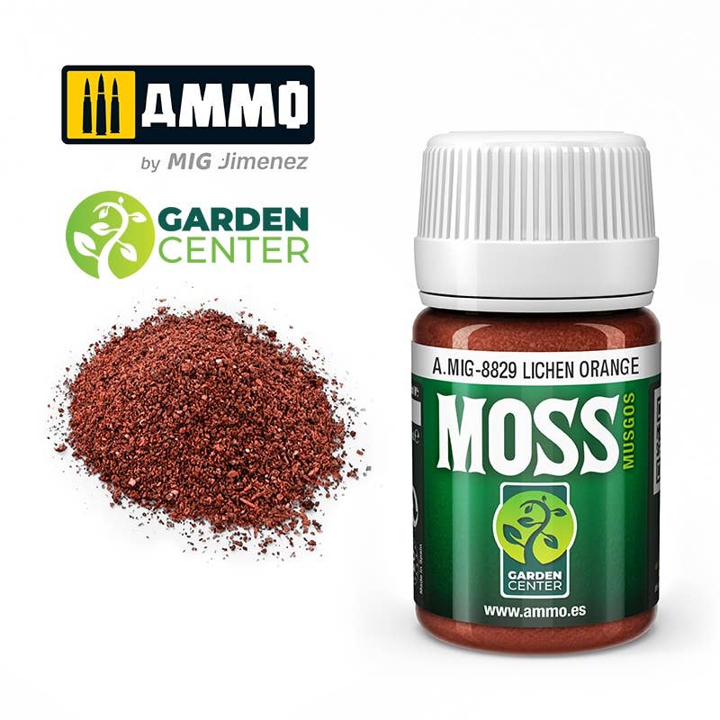 Ammo Mig Lichen Orange Moss | 8432074088295