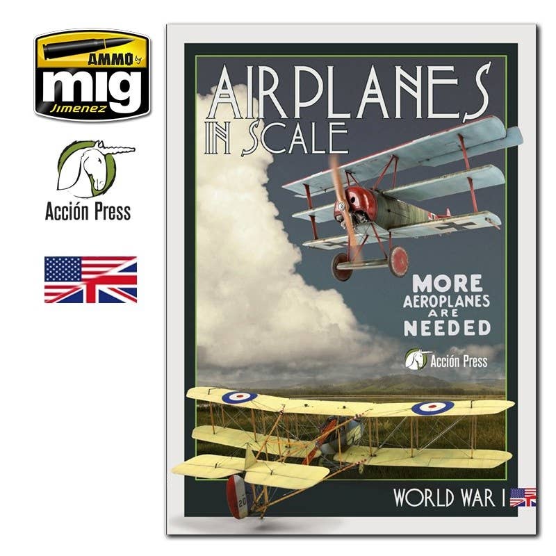 Ammo Mig Airplanes in Scale Vol. 3: World War I (English) | 9788494884146