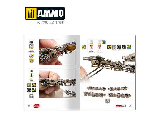 Ammo Mig AMMO RAIL CENTER SOLUTION BOOK #02 - AMERICAN TRAINS. All Weathering Products | 8432074113010