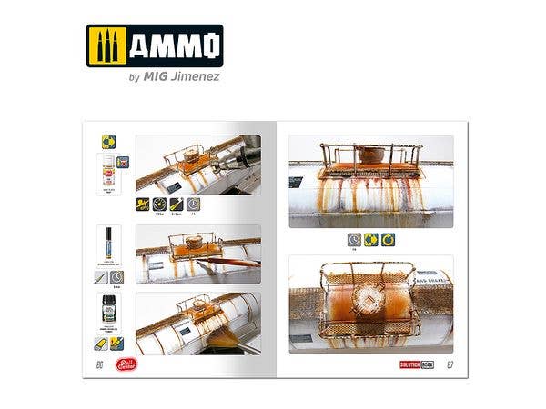 Ammo Mig AMMO RAIL CENTER SOLUTION BOOK #02 - AMERICAN TRAINS. All Weathering Products | 8432074113010