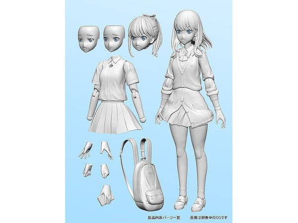 SSSS.GRIDMAN Compilation Film Series Rikka Takarada Articulated Plastic Model Kit | 4595316267019