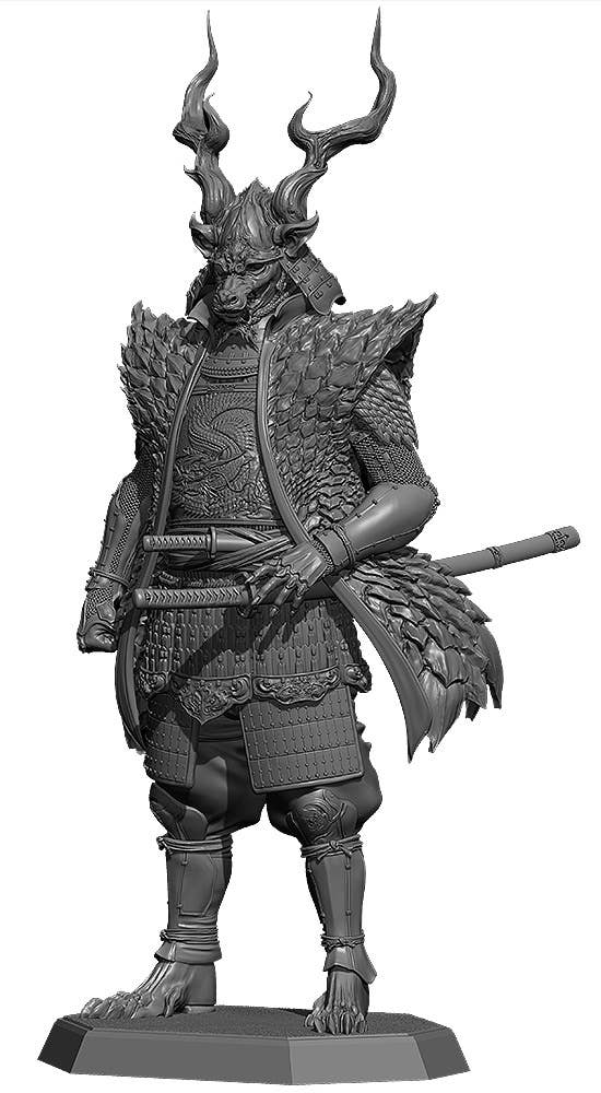 annulus Zodiac Warrior: Dragon Ready-to-Assemble Plastic Model Kit | 4595316267057