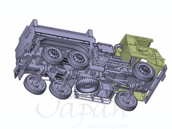 Aoshima 1/72 Japan Ground Self Defense Force 3 1/2tFuel tank vehicle | 4905083007952