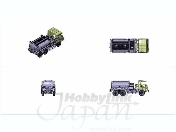 Aoshima 1/72 Japan Ground Self Defense Force 3 1/2tFuel tank vehicle | 4905083007952