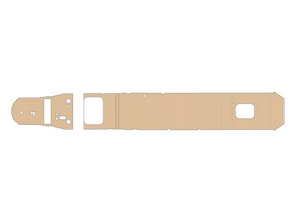 Aoshima 1/700 IJN Aircraft Carrier RYUJO DECK SHEET & Photoetched Parts Set | 4905083012376