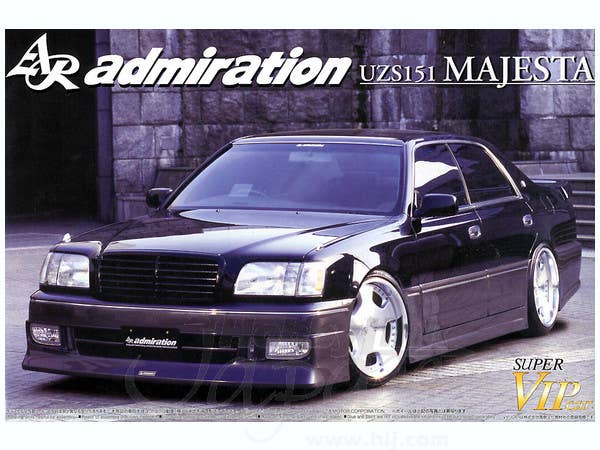 Aoshima SUPER VIPCAR: 1/24 ADMIRATION UZS151 MAJESTA (TOYOTA) | 4905083048870