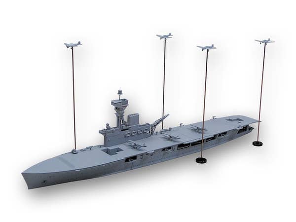 Aoshima 1/700 LIMITED British Aircraft Carrier HMS HERMES BATTLE OF CEYLON SEA | 4905083051009