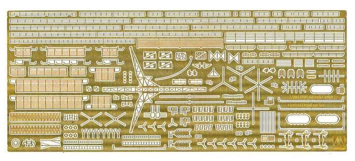 Aoshima 1/700 British Aircraft Carrier HERMESE Photoetched Set | 4905083051016