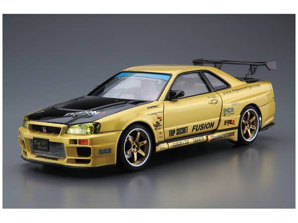 Aoshima 1/24 TOPSECRET BNR34 Skyline GT-R'02 (Nissan) | 4905083053041