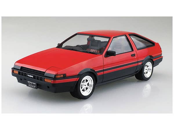 Aoshima 1/24 Toyota AE86 TRUENO '83 RED/BLACK | 4905083053157