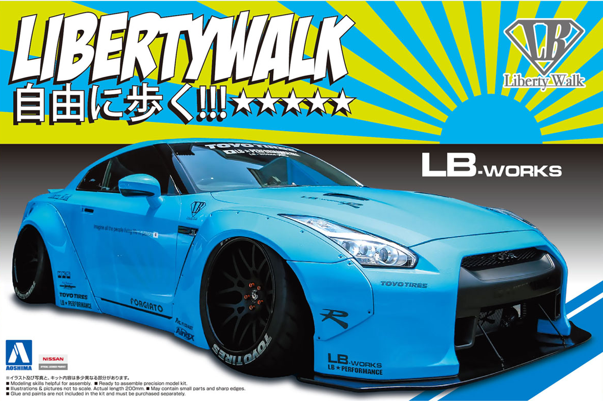 Aoshima 1/24 LB Works R35 GT-R Ver.1 | 4905083054024