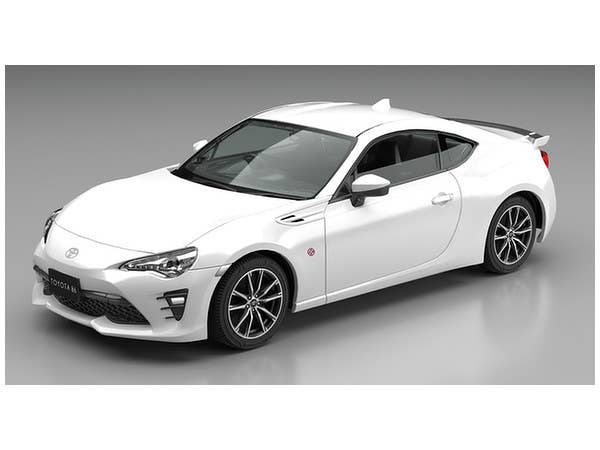 Aoshima 1/32 SNAP KIT #03-A Toyota 86 (Crystal White Pearl) | 4905083054185