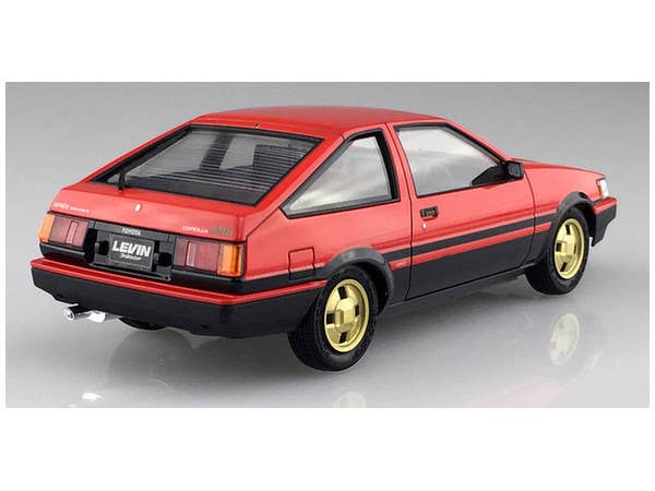 Aoshima 1/24 Toyota AE86 LEVIN '83 RED/BLACK | 4905083054963