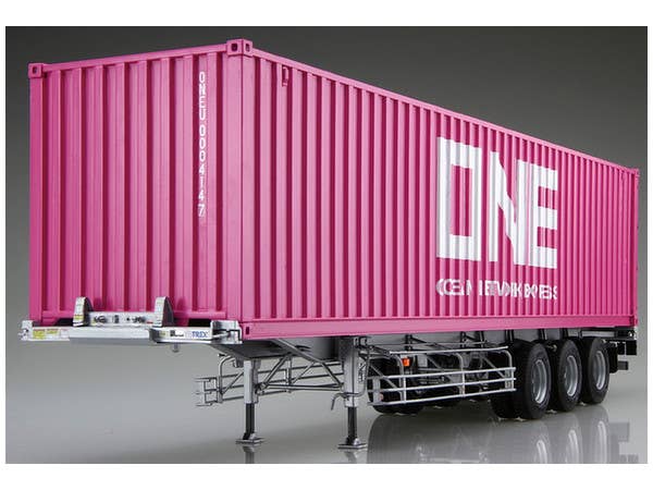 Aoshima 1/32 NIPPON TREX Container Trailer/Ocean Network Express | 4905083055847
