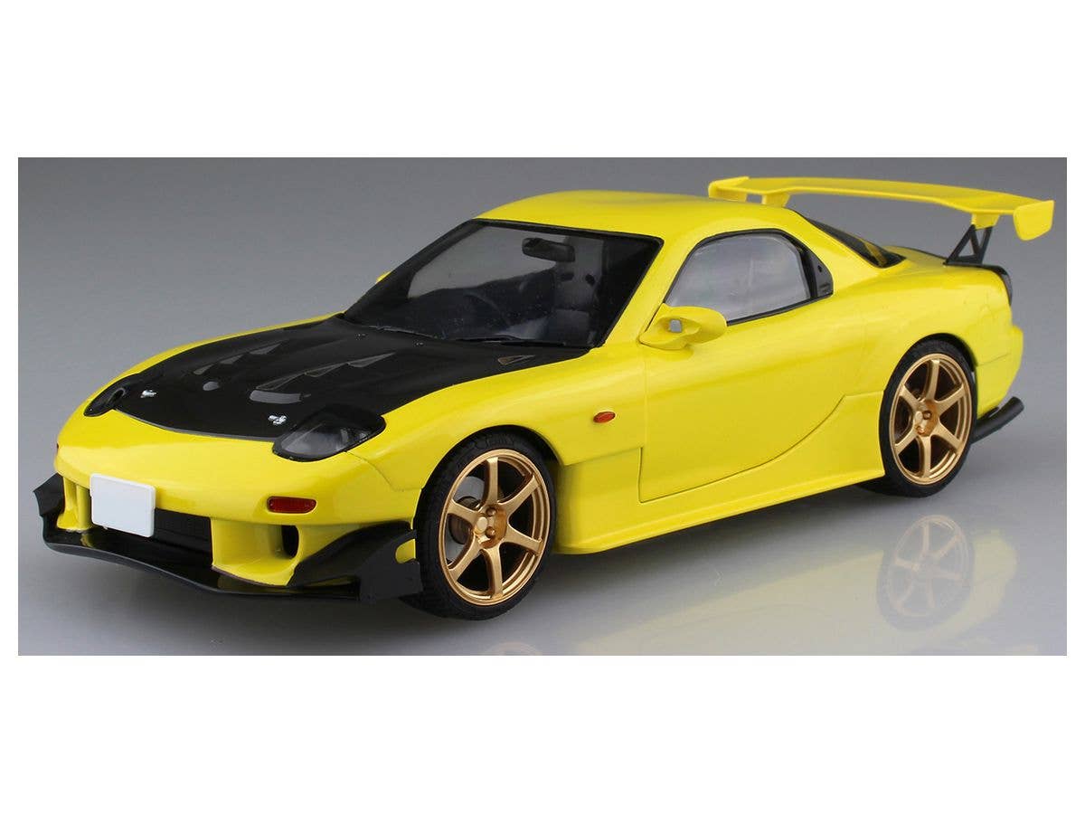 Aoshima 1/24 INITIAL D TAKAHASHI KEISUKE FD3S RX-7 PROJECT D Ver. | 4905083056202
