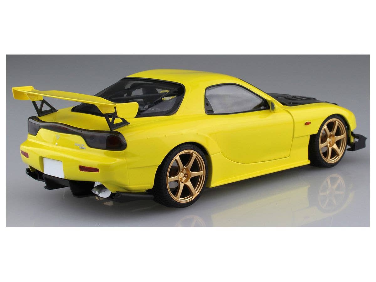 Aoshima 1/24 INITIAL D TAKAHASHI KEISUKE FD3S RX-7 PROJECT D Ver. | 4905083056202