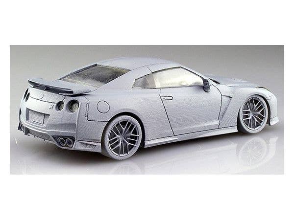 Aoshima 1/32 SNAP KIT #07-B Nissan GT-R (Bririant White Pearl) | 4905083056394