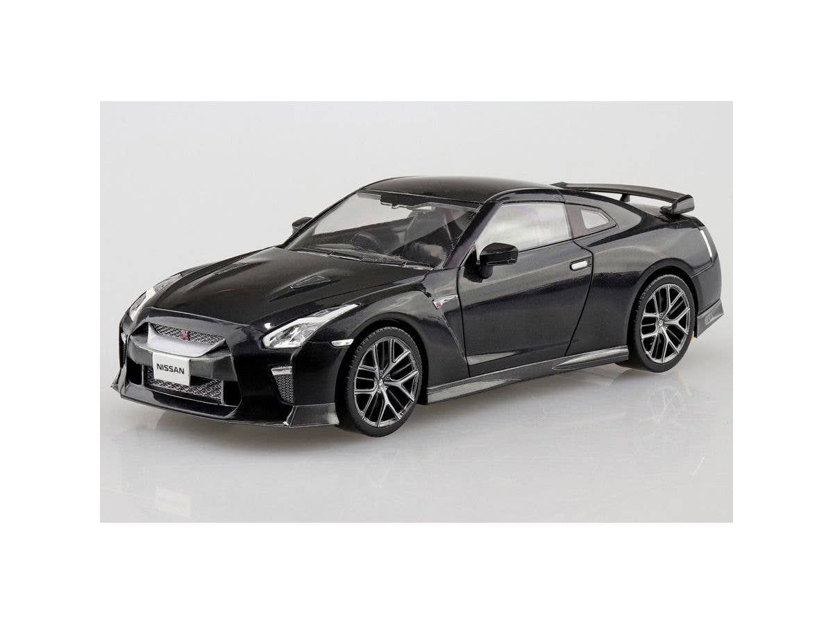 Aoshima 1/32 SNAP KIT #07-C Nissan GT-R (Meteor Flake Black Pearl) | 4905083056400