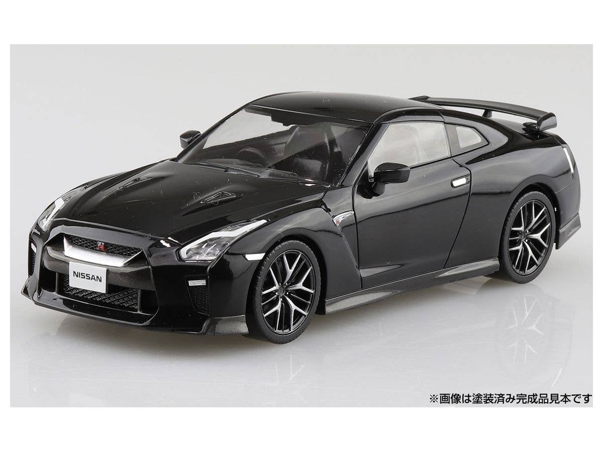 Aoshima 1/32 SNAP KIT #07-C Nissan GT-R (Meteor Flake Black Pearl) | 4905083056400