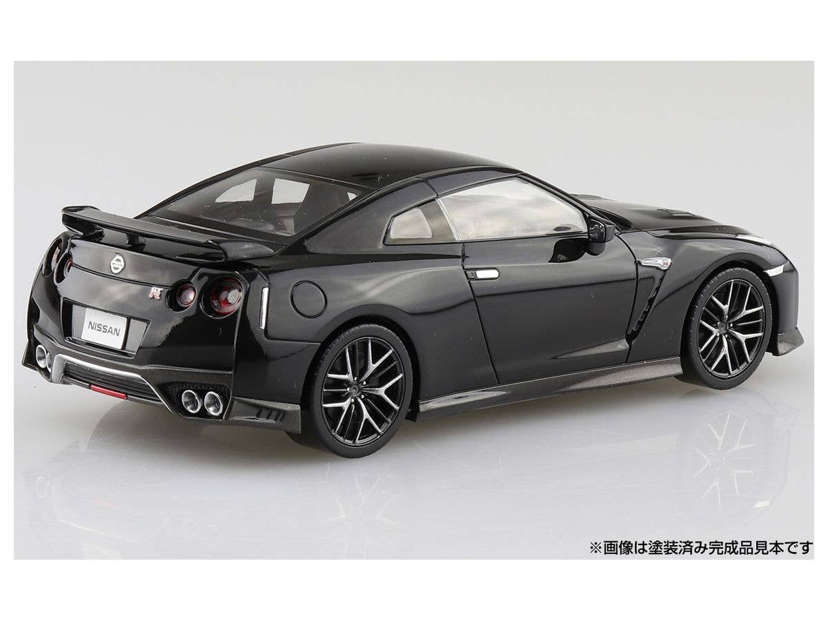 Aoshima 1/32 SNAP KIT #07-C Nissan GT-R (Meteor Flake Black Pearl) | 4905083056400