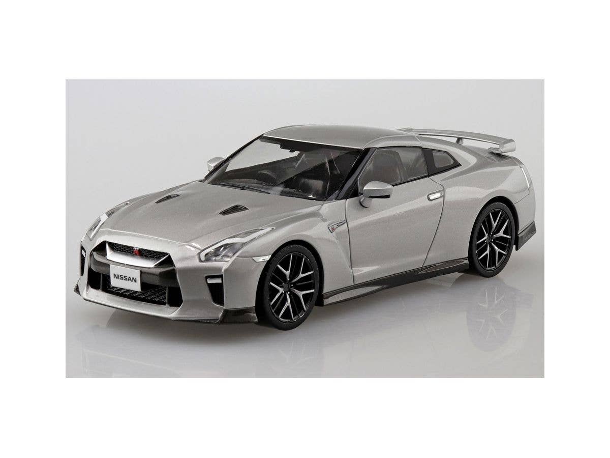Aoshima 1/32 SNAP KIT #07-D Nissan GT-R (Ultimate Metal Silver) | 4905083056417