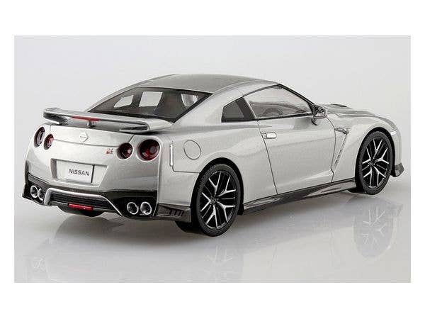 Aoshima 1/32 SNAP KIT #07-D Nissan GT-R (Ultimate Metal Silver) | 4905083056417