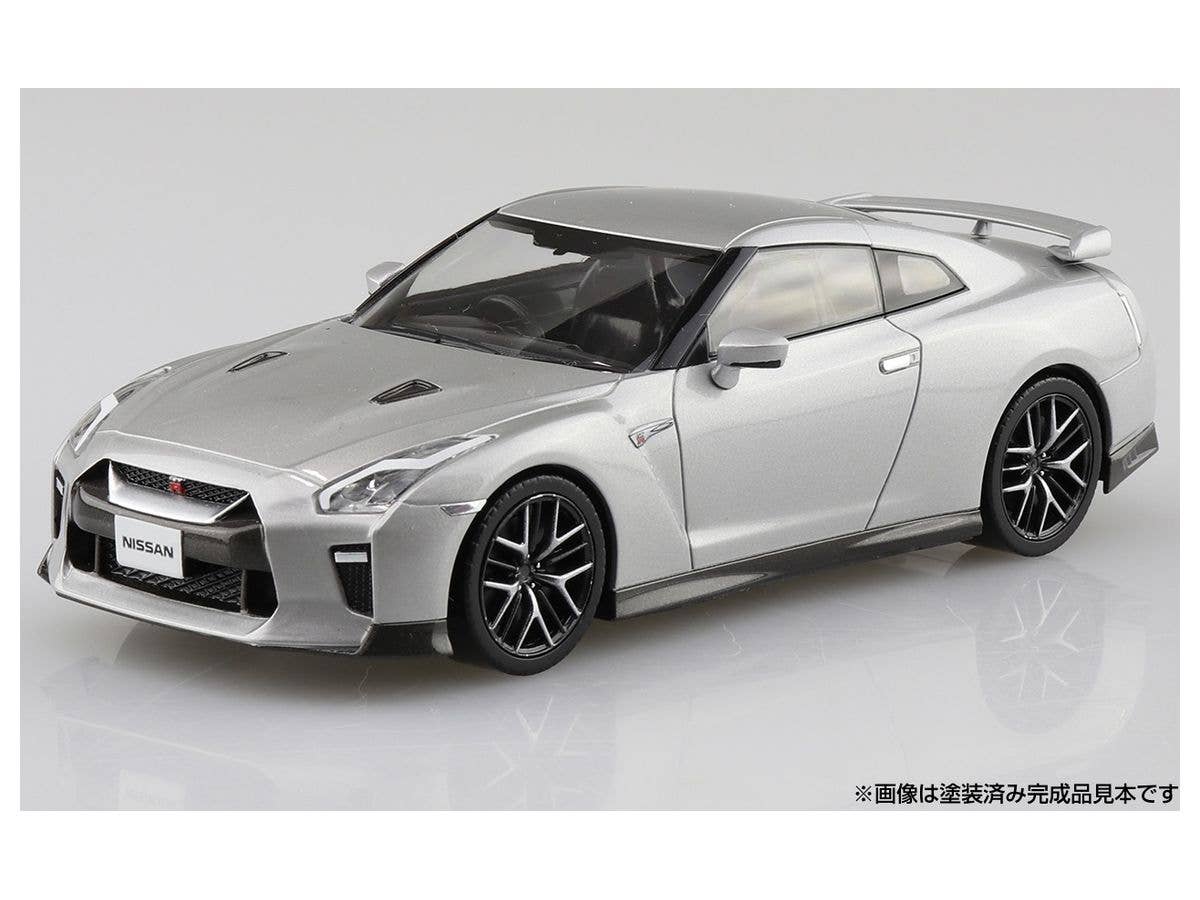Aoshima 1/32 SNAP KIT #07-D Nissan GT-R (Ultimate Metal Silver) | 4905083056417