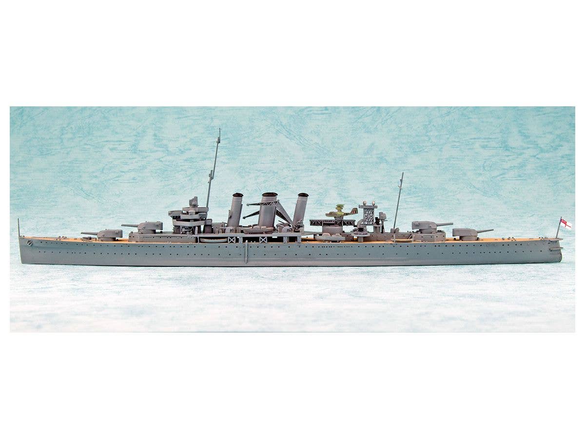 Aoshima 1/700 British Heavy Cruiser KENT ATTACK OF BENGHAZI | 4905083056714