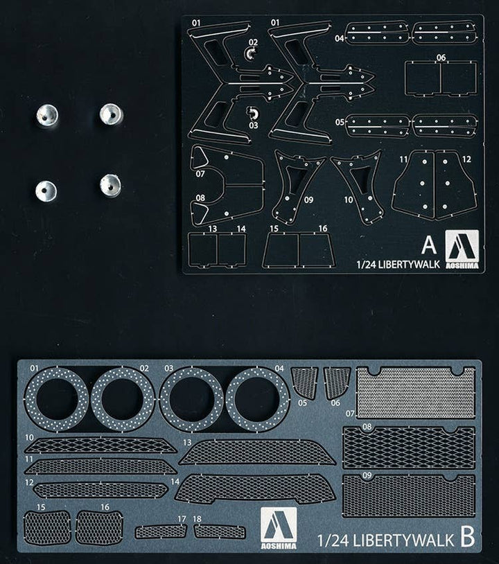 Aoshima LB Works R35 GT-R DETAIL UP Parts | 4905083056783