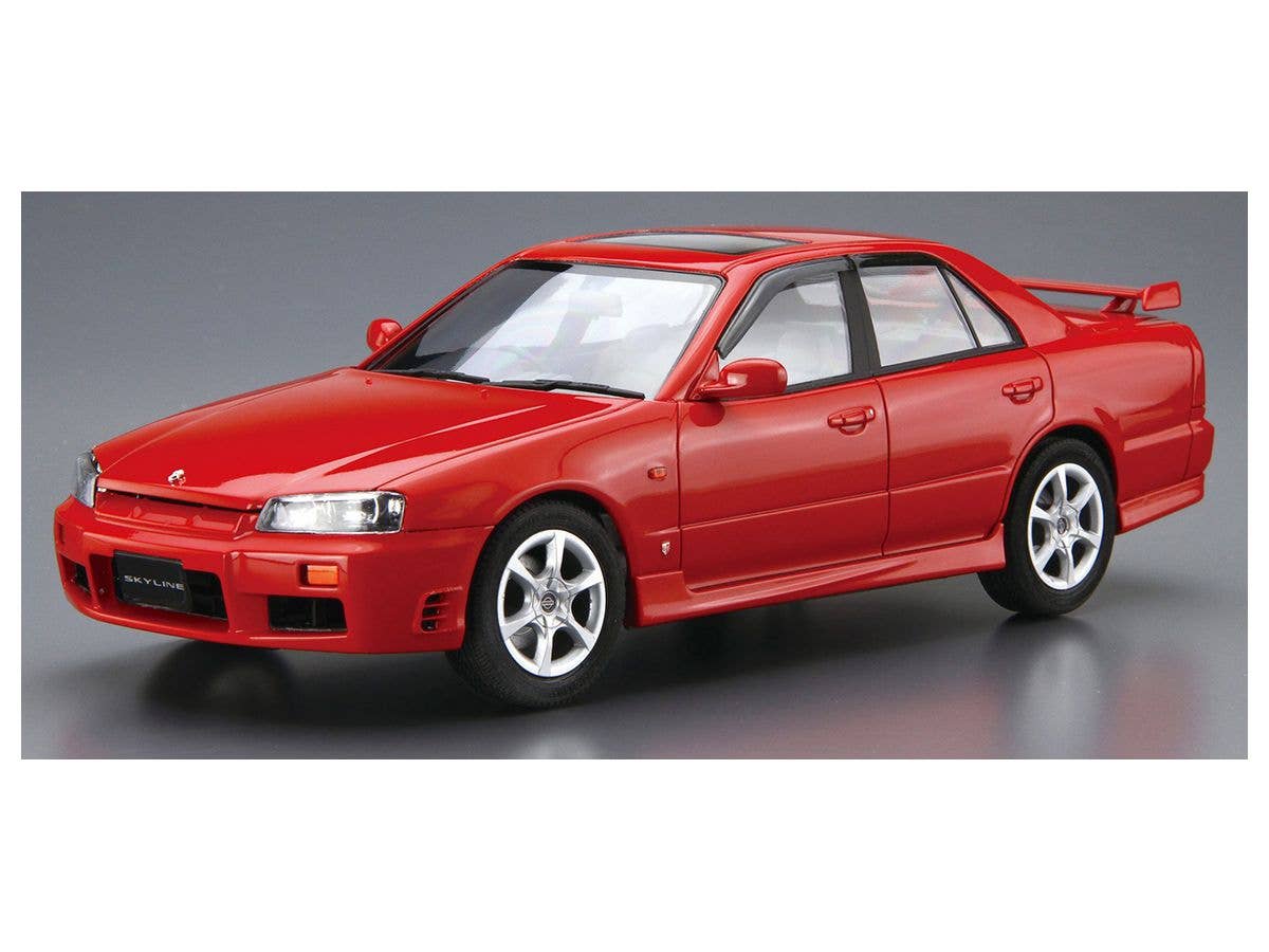 Aoshima 1/24 Nissan ER34 Skyline 25GT-X TURBO '98 | 4905083057506
