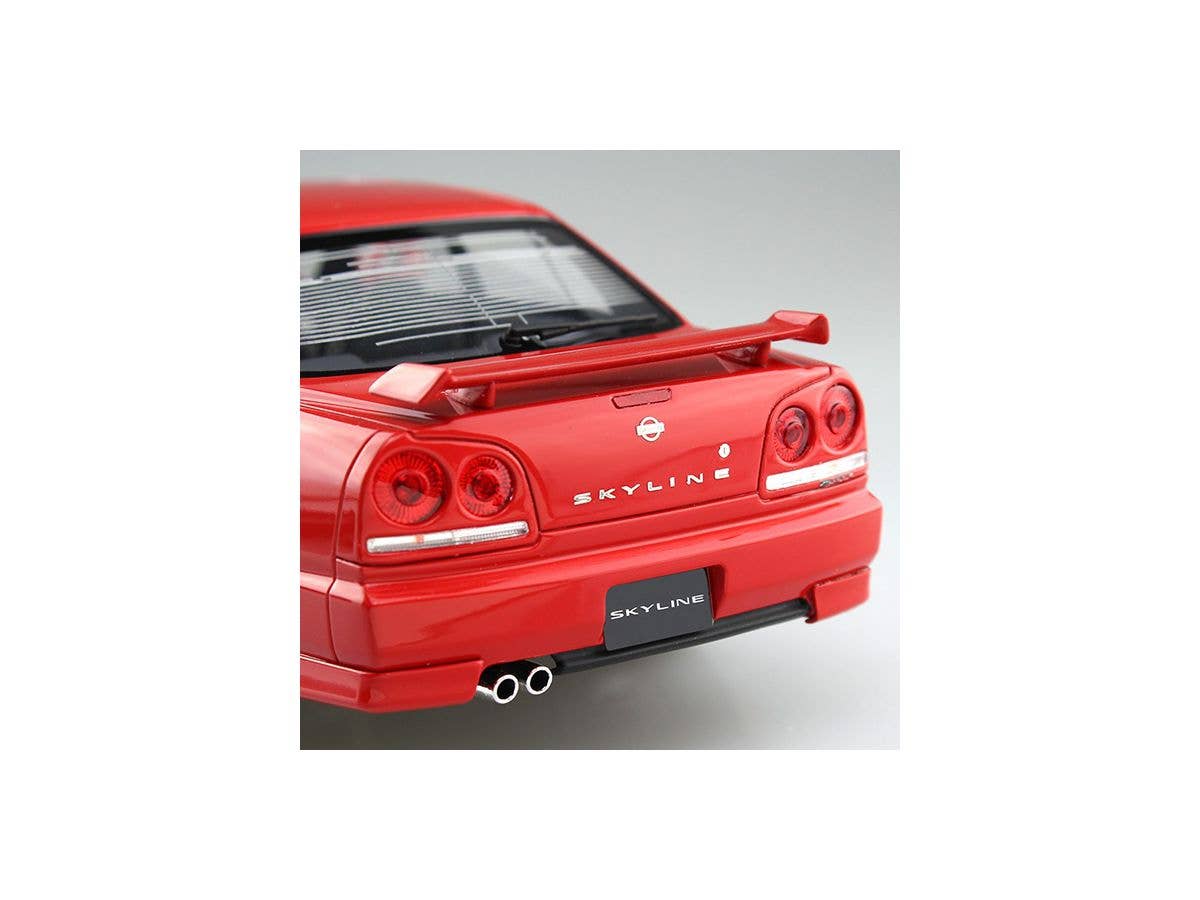 Aoshima 1/24 Nissan ER34 Skyline 25GT-X TURBO '98 | 4905083057506