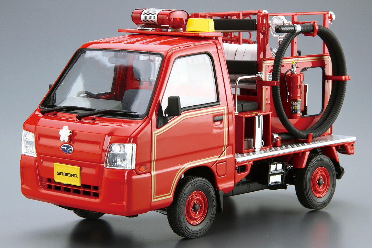 Aoshima 1/24 Subaru TT2 SAMBAR THE FIRE ENGINE '11 | 4905083057940