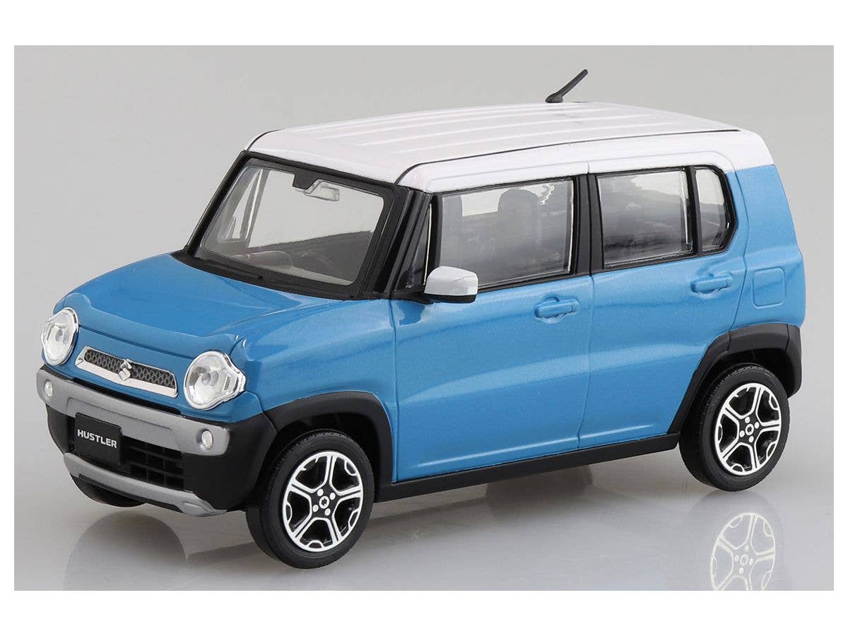 Aoshima 1/32 SNAP KIT #01-D Suzuki HUSTLER (SUMMER BLUE METALLIC) | 4905083058336