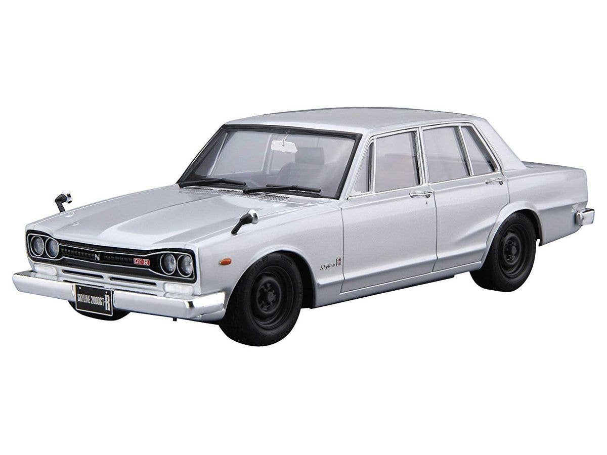Aoshima 1/24 Nissan PGC10 Skyline 2000GT-R '70 | 4905083058350