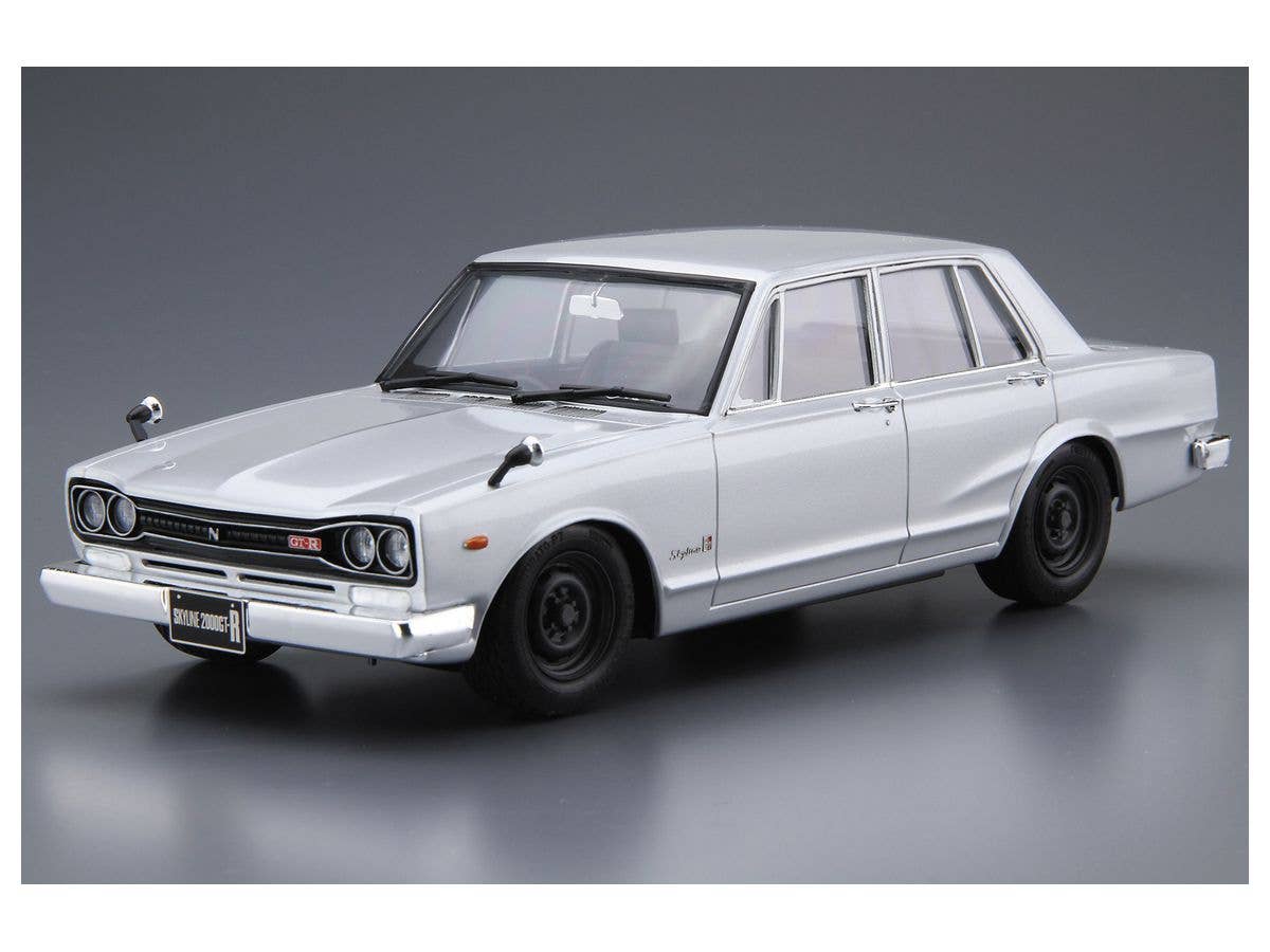 Aoshima 1/24 Nissan PGC10 Skyline 2000GT-R '70 | 4905083058350
