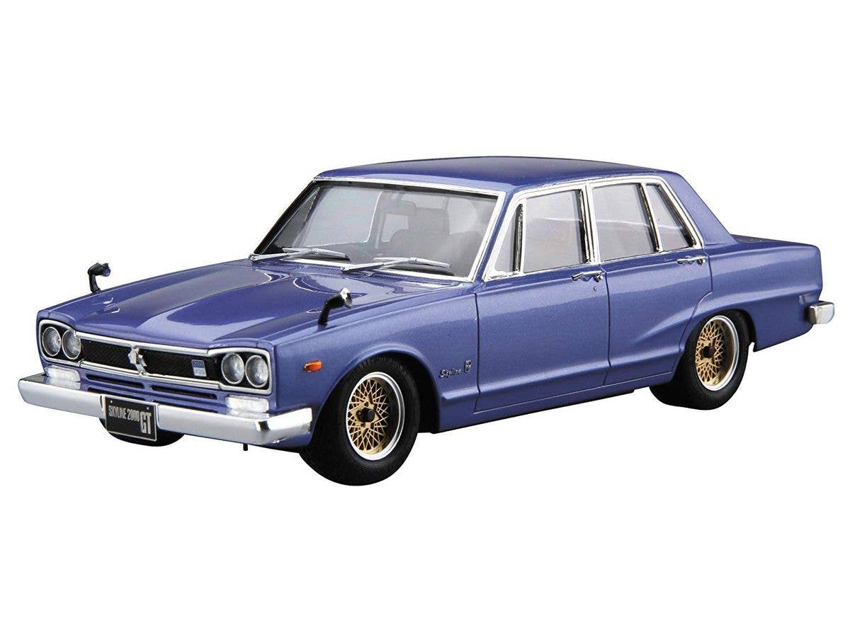 Aoshima 1/24 Nissan GC10 Skyline 2000GT '71 | 4905083058367