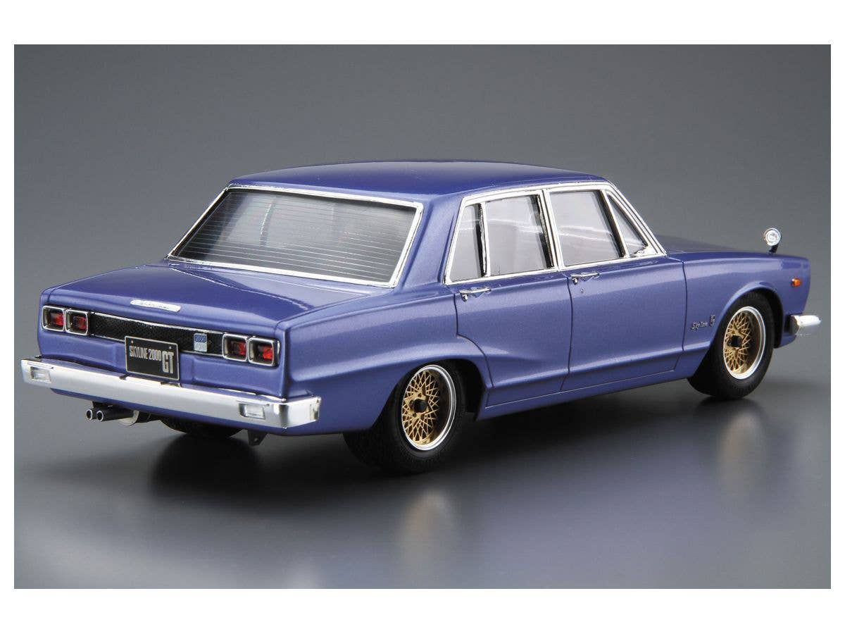 Aoshima 1/24 Nissan GC10 Skyline 2000GT '71 | 4905083058367