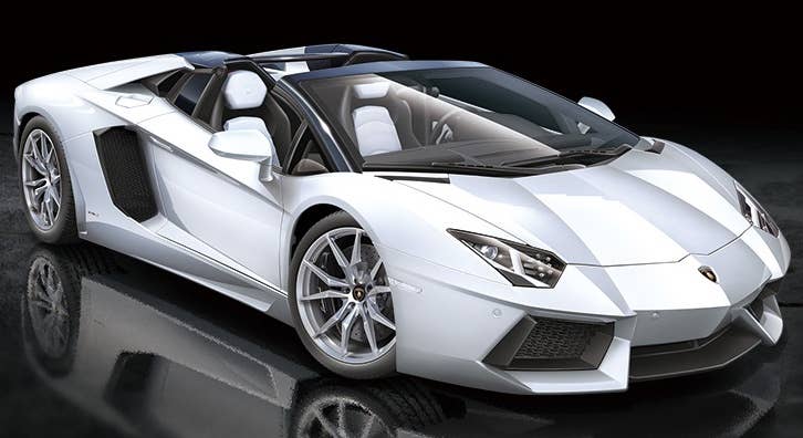 Aoshima 1/24 Lamborghini Aventador LP700-4 ROADSTER '12 | 4905083058664