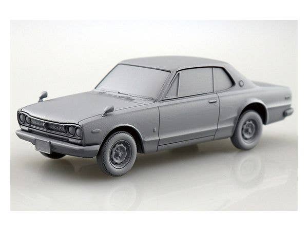 Aoshima 1/32 SNAP KIT #09-B Nissan Skyline 2000GT-R (WHITE) | 4905083058831