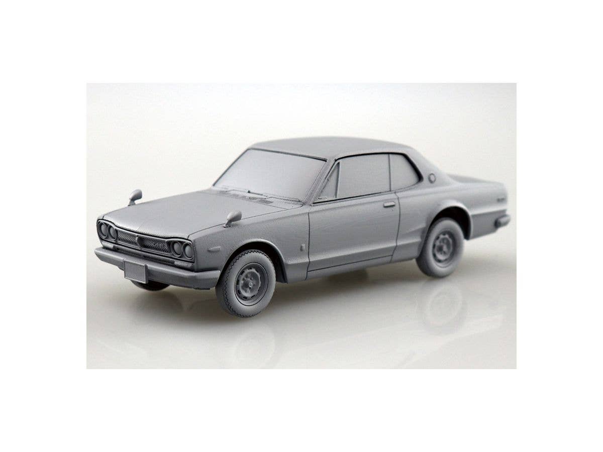 Aoshima 1/32 SNAP KIT #09-C Nissan Skyline 2000GT-R (RED) | 4905083058848