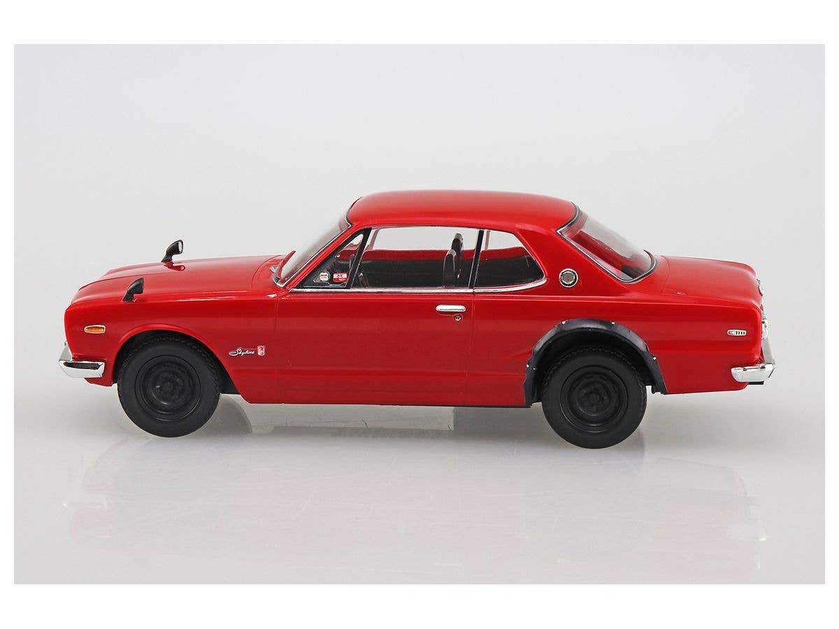 Aoshima 1/32 SNAP KIT #09-C Nissan Skyline 2000GT-R (RED) | 4905083058848